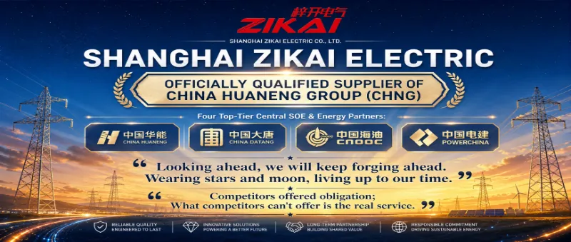 Zikai Electric se stává oficiálním dodavatelem CHNG (China Huaneng Group)